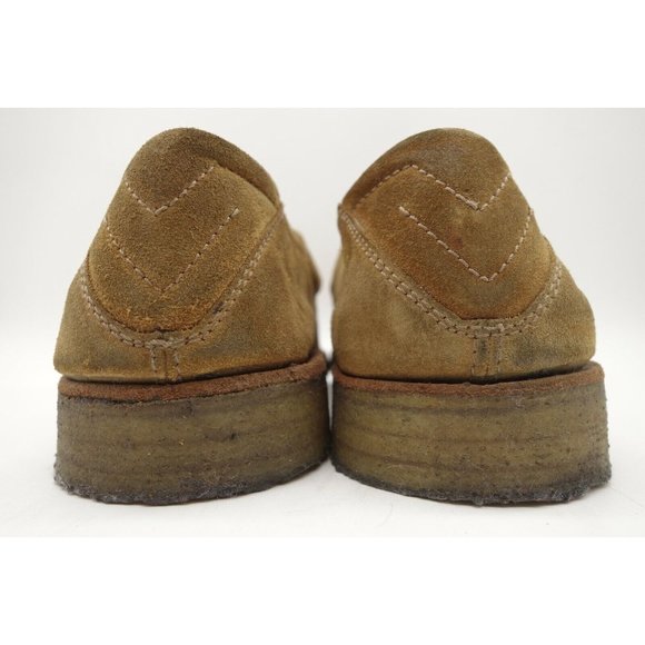 Wilson & Dean Wilkes Bashford Brown Leather Cap Toe Buckle Loafer Shoes Mens 7.5 - Picture 8 of 10